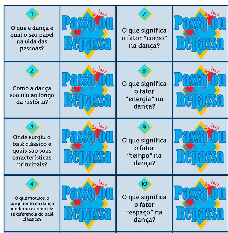 Jogo em PDF: Responde ou Passa - Ensino Fundamental — imagem 2