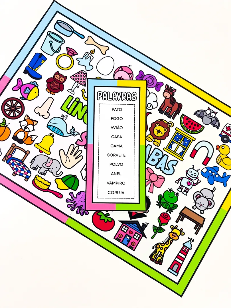 Jogo Lince de Palavras para Educação Infantil e Ensino Fundamental — imagem 2