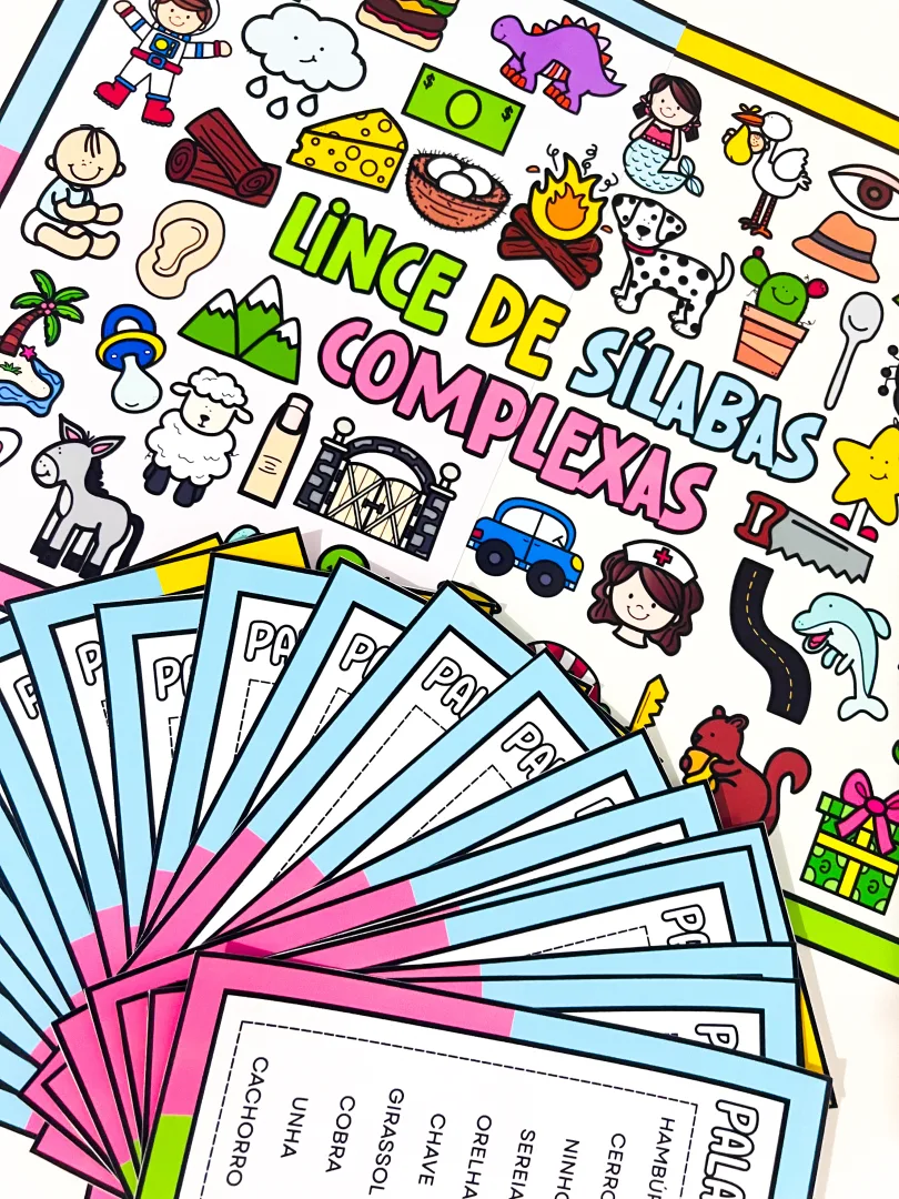 Jogo Lince de Sílabas Complexas para Imprimir — imagem 5