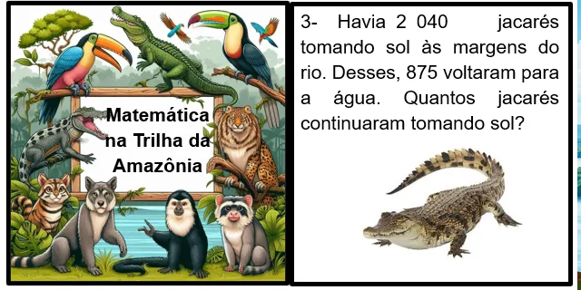 Jogo Matemática na Trilha da Amazônia –  Adição e Subtração. — imagem 2