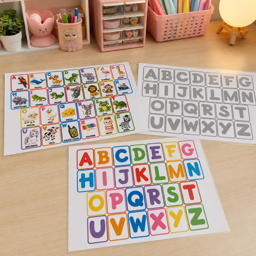 Jogo Pareamento Do Alfabeto - Educação Infantil - Arquivo Digital — imagem 2
