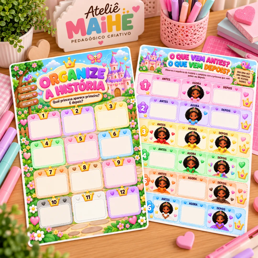 Jogo Pedagógico — Organize A História - Educação Infantil - Arquivo Digital — imagem 4