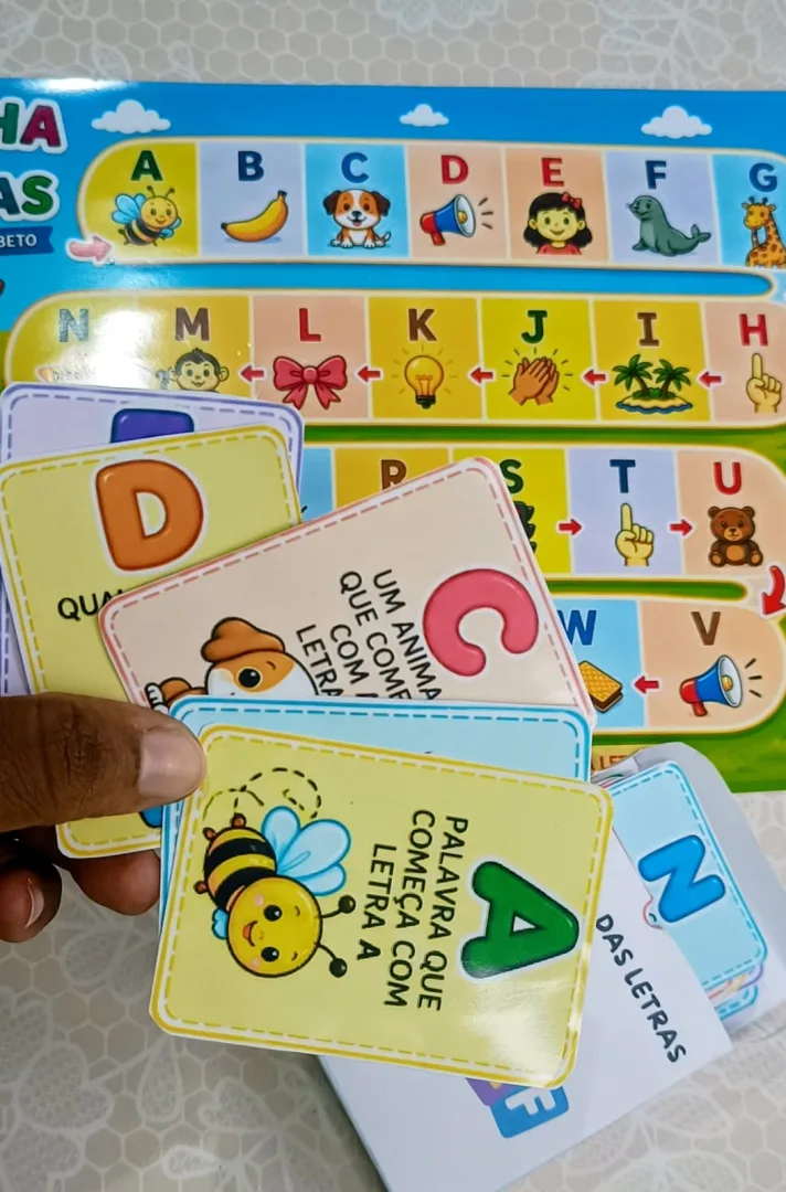 Jogo Trilha das Letras - Arquivo em PDF - Alfabetização — imagem 3