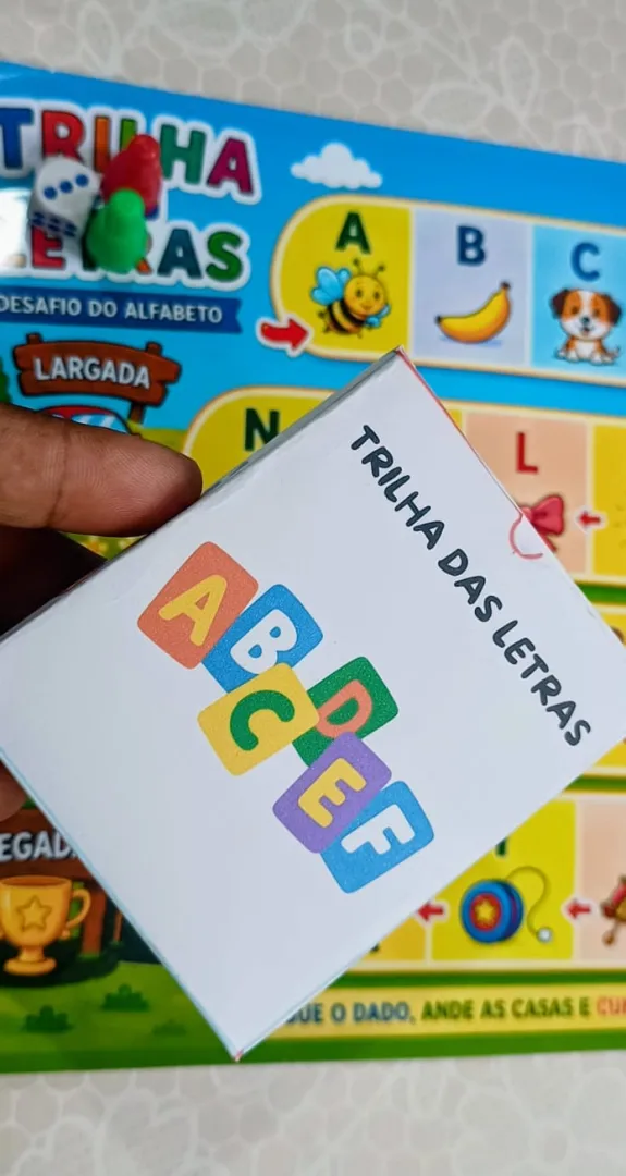 Jogo Trilha das Letras - Arquivo em PDF - Alfabetização — imagem 4