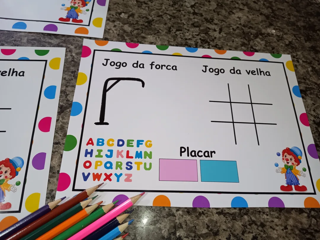 Jogos Dia das Crianças - Palhacinhos - PDF Pronto para Imprimir — imagem 4