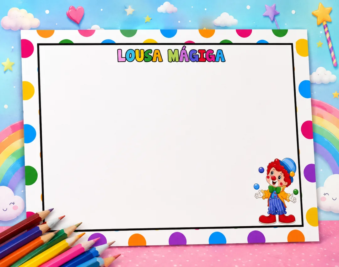 Jogos Dia das Crianças - Palhacinhos - PDF Pronto para Imprimir — imagem 3