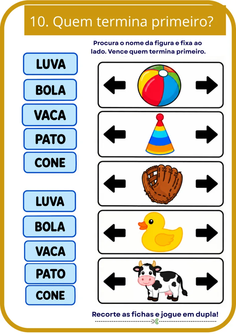 Jogos pedagógicos para crianças da educação infantil do pré II - pdf — imagem 4