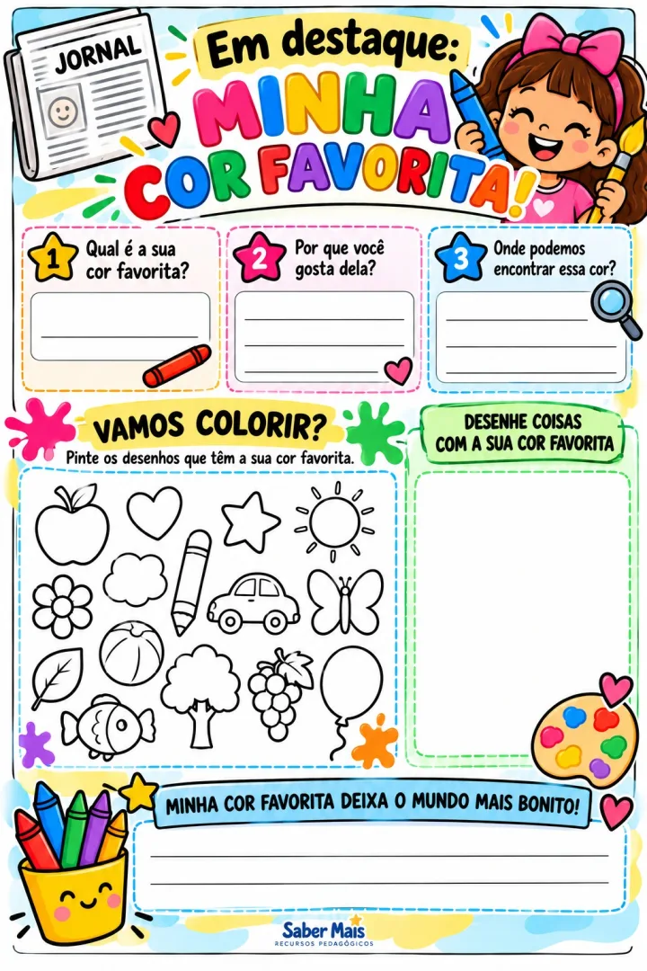 Jornal Dia das Crianças em PDF Ensino Fundamental — imagem 2