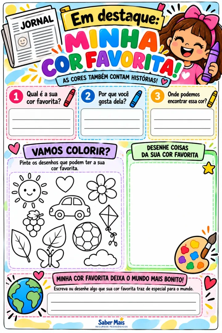 Jornal Dia das Crianças em PDF Ensino Fundamental — imagem 4