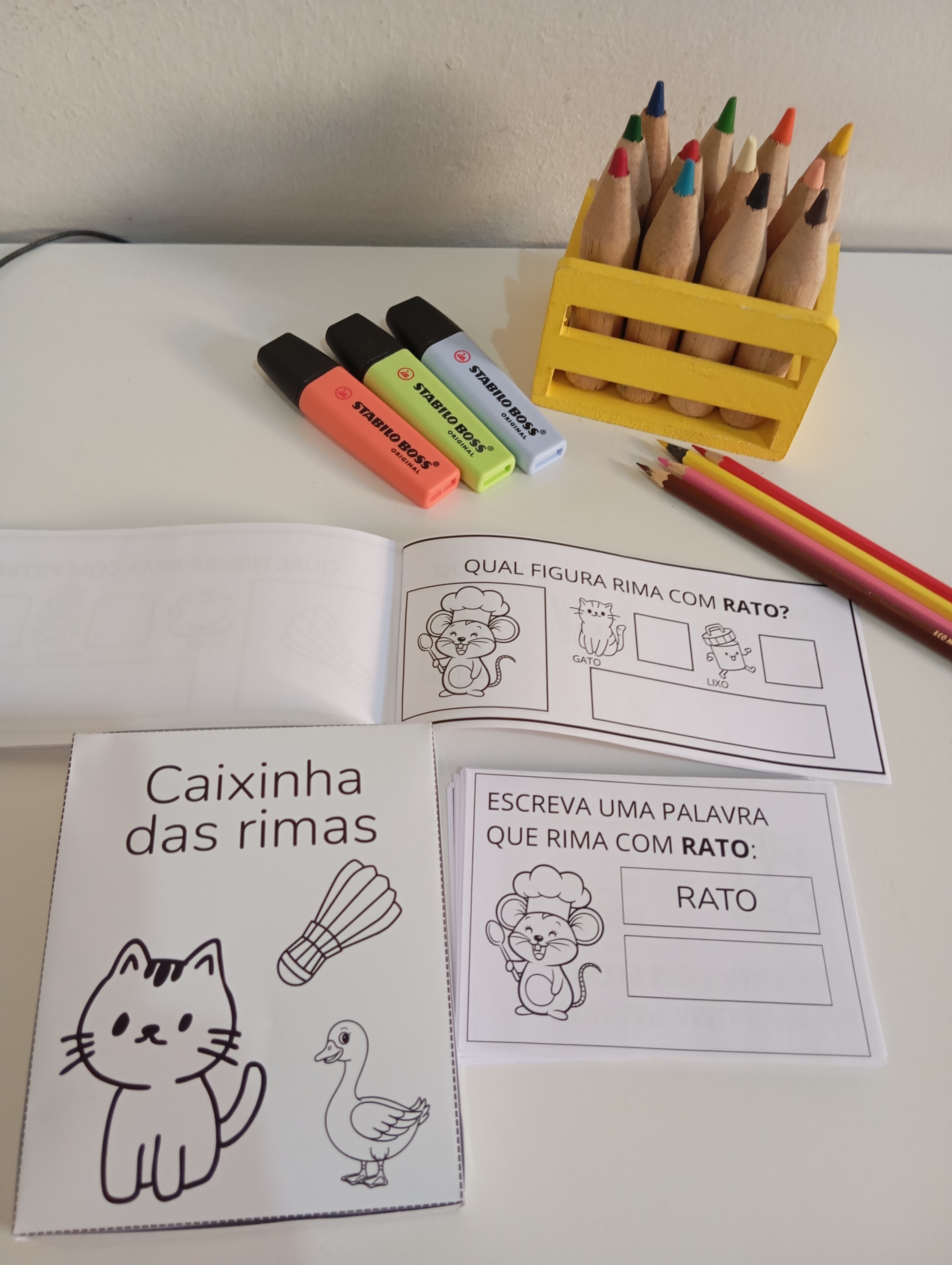 Carnê e Caixinha das Rimas - Alfabetização - PDF — imagem 4