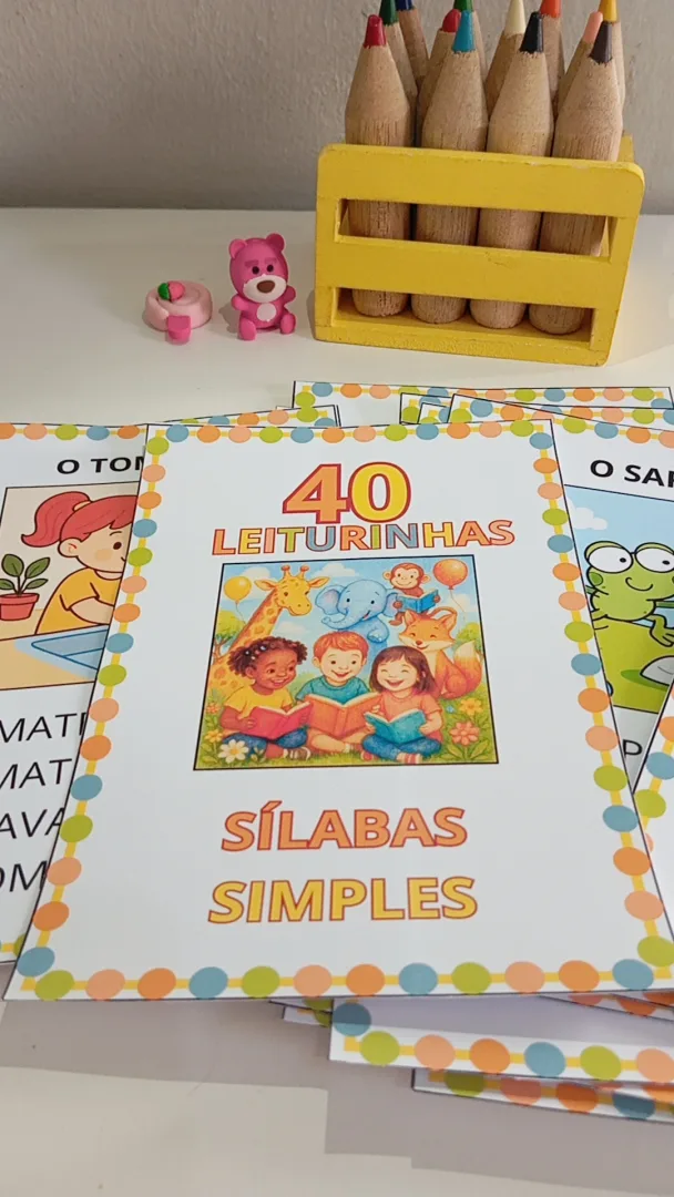 Kit 40 Leiturinhas Sílabas Simples 2º Ano Em PDF! — imagem 2