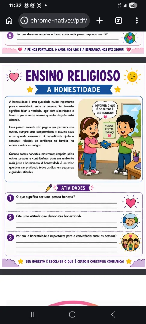 KIT 6 ATIVIDADES DE ENSINO RELIGIOSO.  — imagem 4