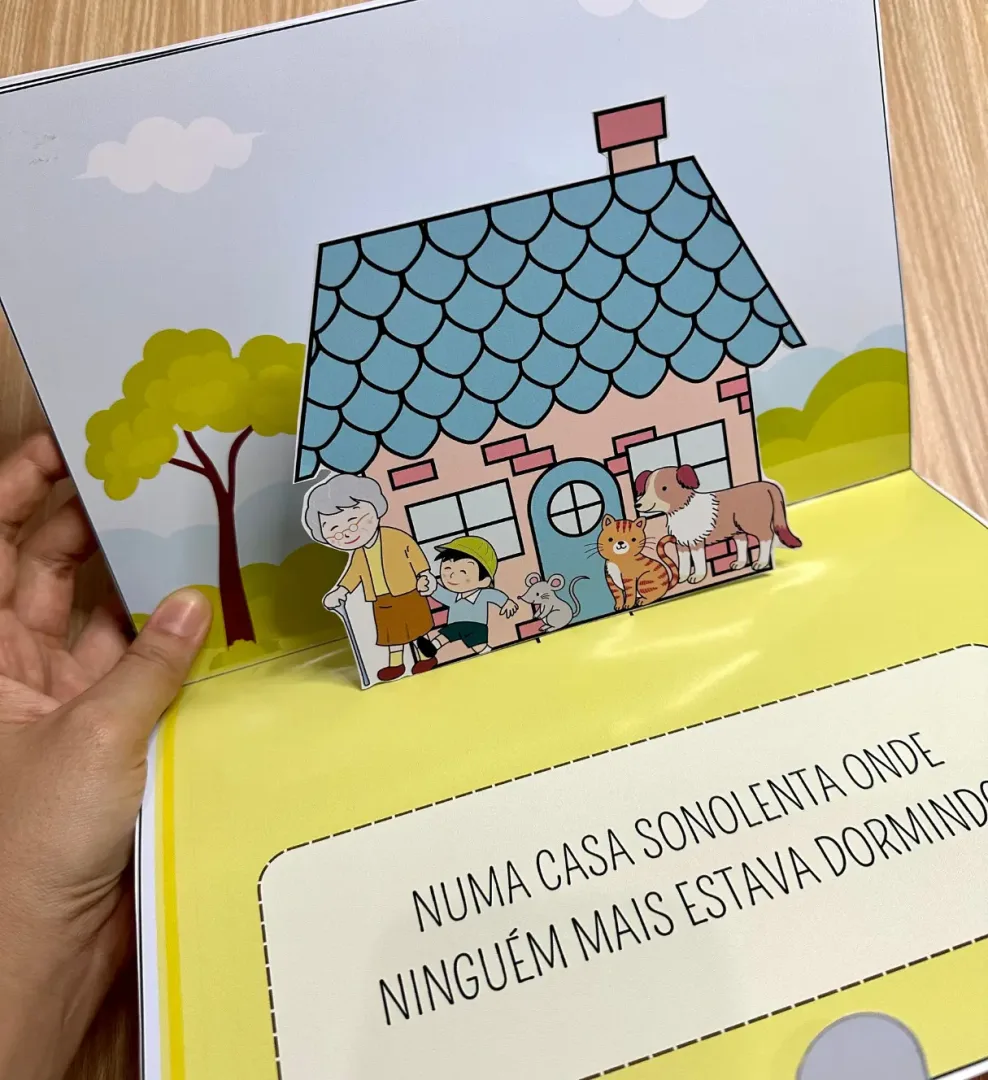 Kit A Casa Sonolenta - Alfabetização 1º ao 2º Ano PDF com 120 Páginas — imagem 3
