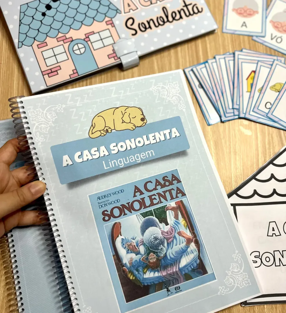 Kit A Casa Sonolenta - Alfabetização 1º ao 2º Ano PDF com 120 Páginas — imagem 6
