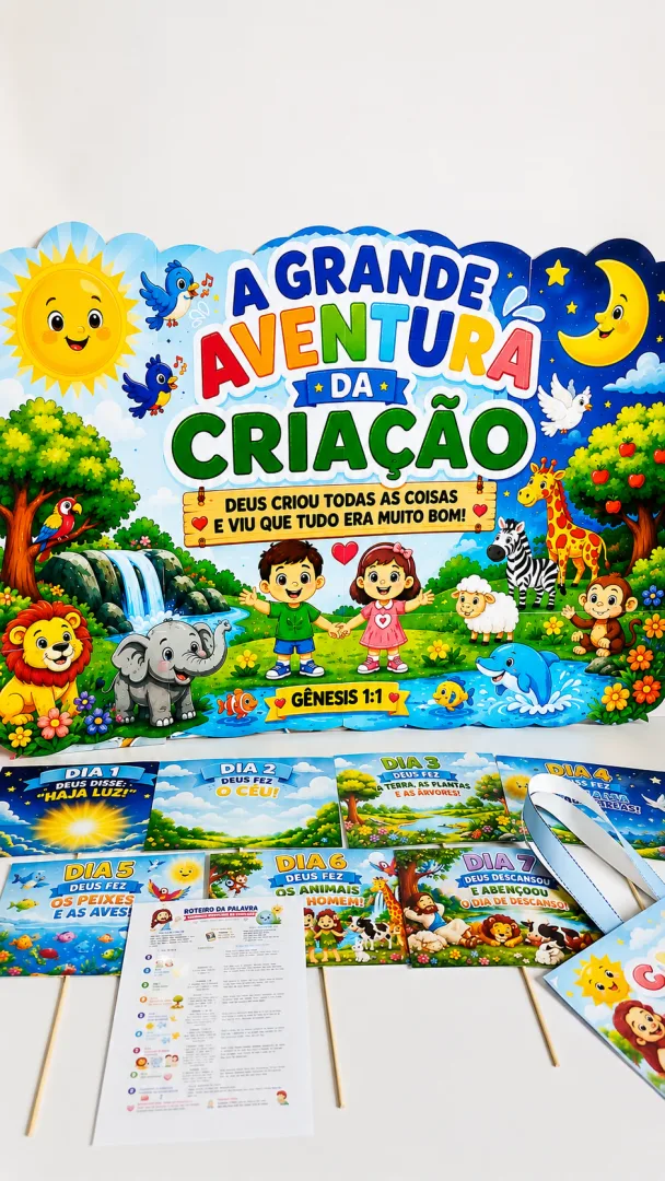 KIT A GRANDE AVENTURA DA CRIAÇÃO - PDF — imagem 6