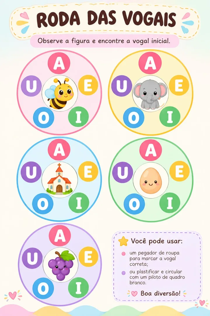Kit - A Viagem das Vogais em PDF — imagem 4