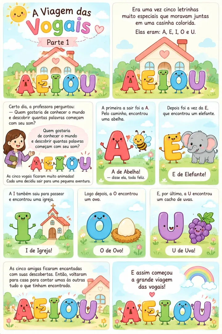 Kit - A Viagem das Vogais em PDF — imagem 5
