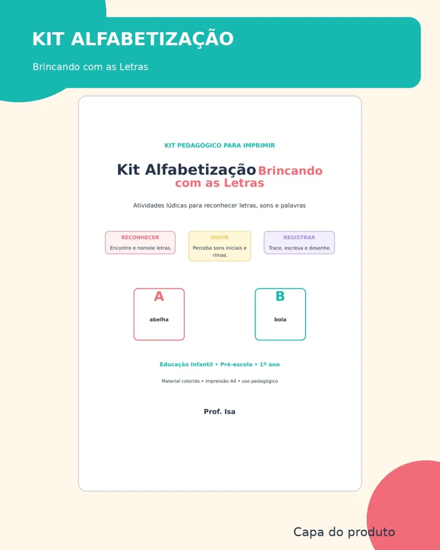 Kit Alfabetização Brincando com as Letras — imagem 2