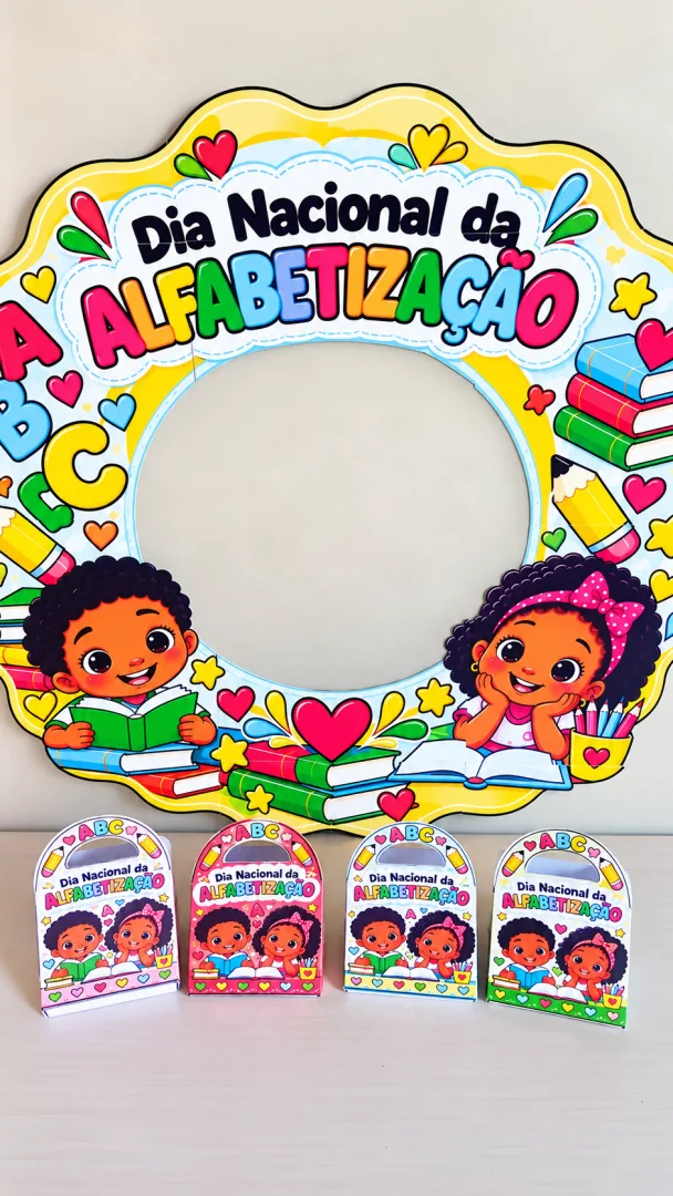 Kit Alfabetização Escolar Painel e Lembrancinha PDF — imagem 2