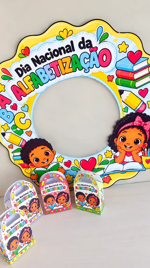 Kit Alfabetização Escolar Painel e Lembrancinha PDF — imagem 3