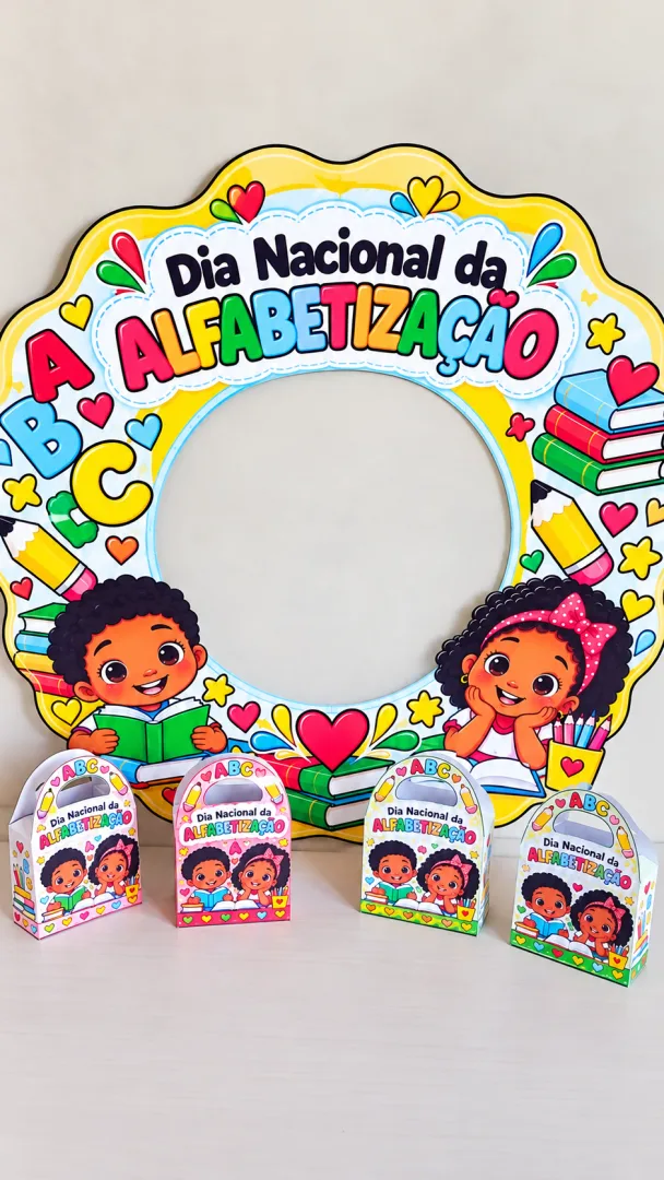 Kit Alfabetização Escolar Painel e Lembrancinha PDF — imagem 5