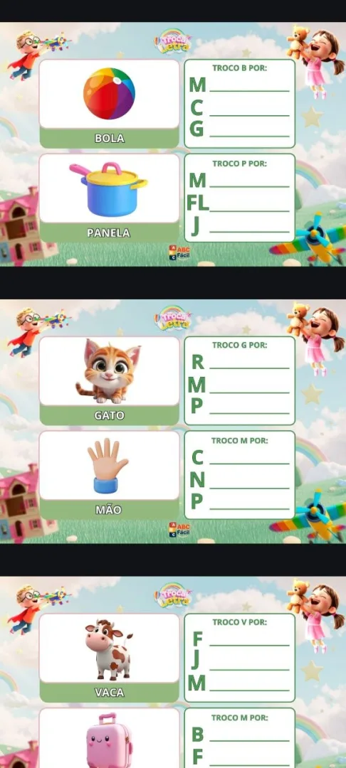 KIT  ALFABETIZAÇÃO INFANTIL 6 CADERNOS DE ATIVIDADES — imagem 4