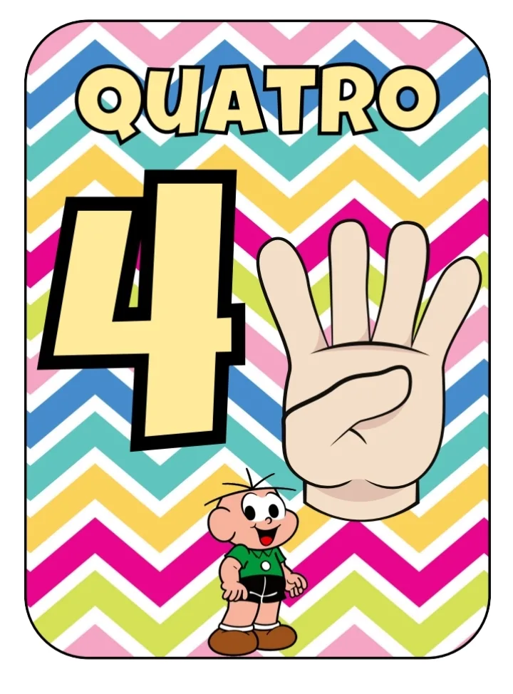 Kit alfabeto e números de parede  — imagem 5