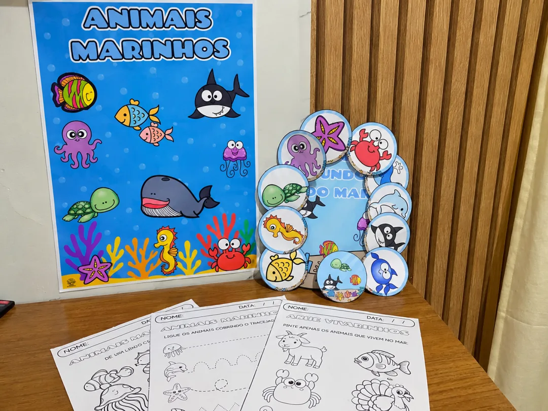 Kit Animais Marinhos - Educação Infantil - PDF — imagem 4