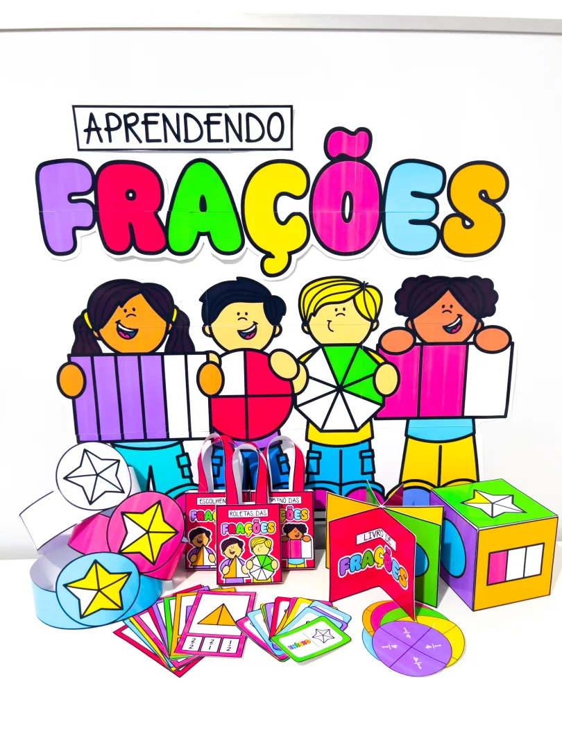 Kit Aprendendo Frações - Dominó, Roletas e Jogos em PDF — imagem 4