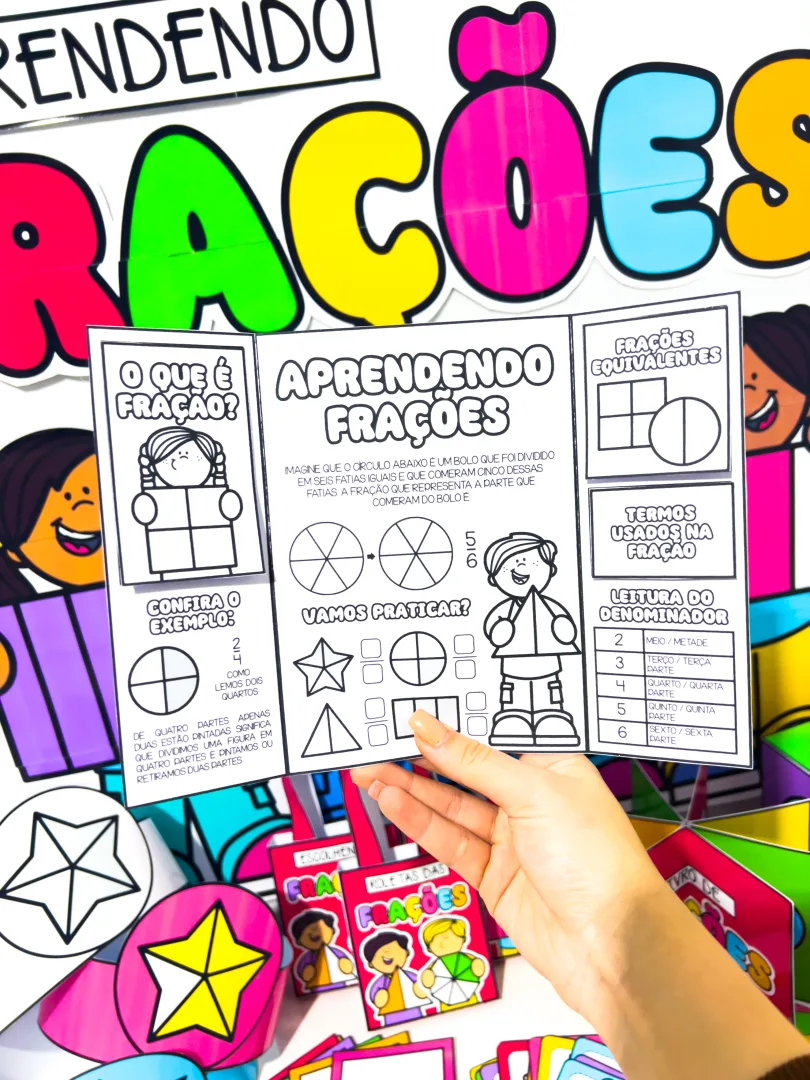 Kit Aprendendo Frações - Dominó, Roletas e Jogos em PDF — imagem 5