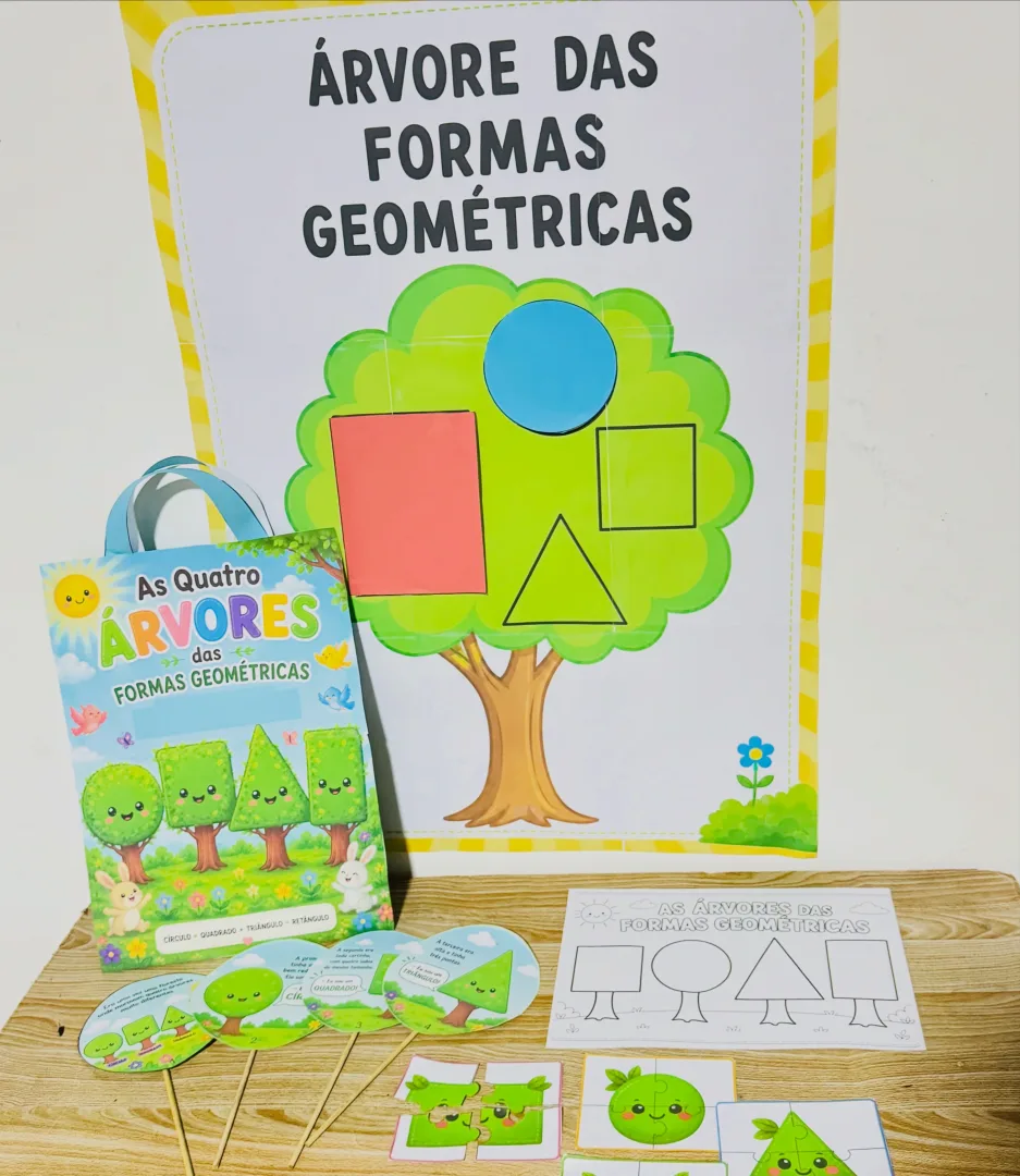 Kit Árvores das Formas Geométricas - Educação Infantil - PDF — imagem 3