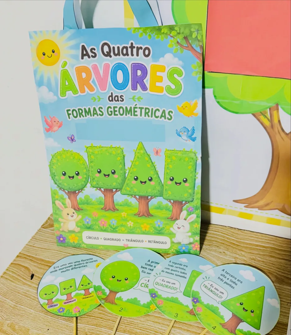 Kit Árvores das Formas Geométricas - Educação Infantil - PDF — imagem 4
