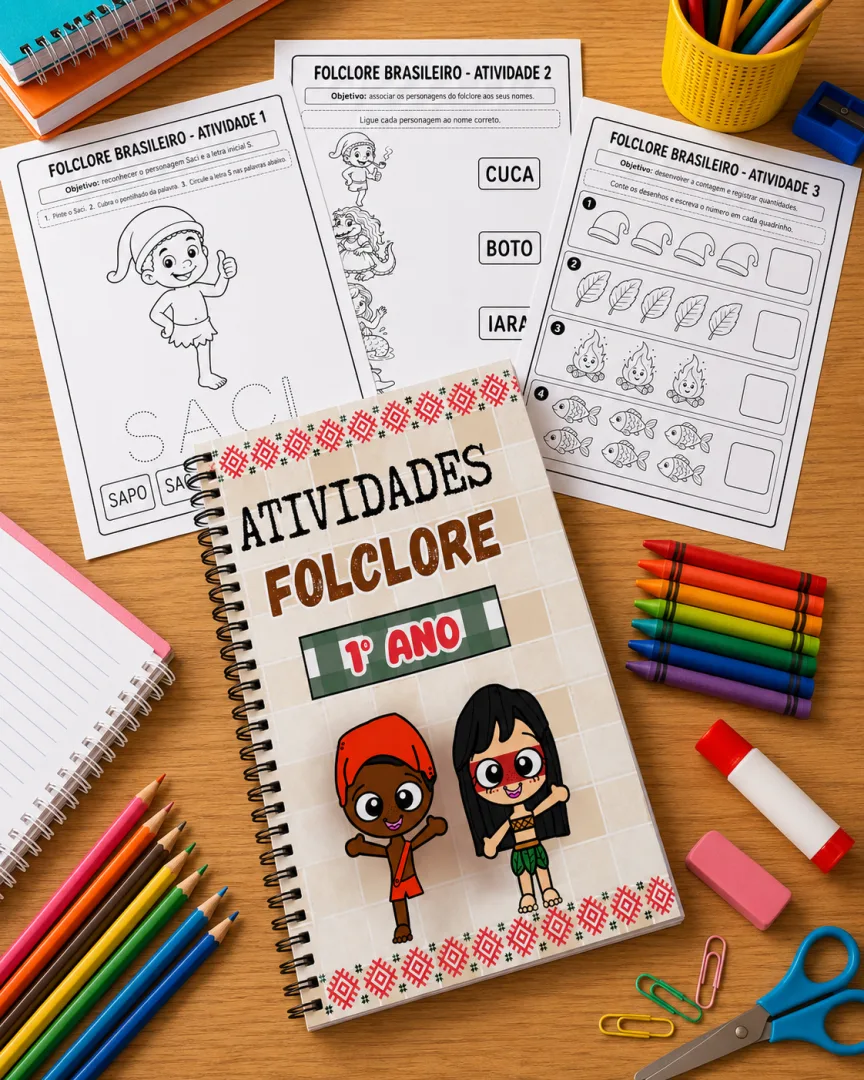 Kit Atividades de Folclore – 1º Ano — imagem 3