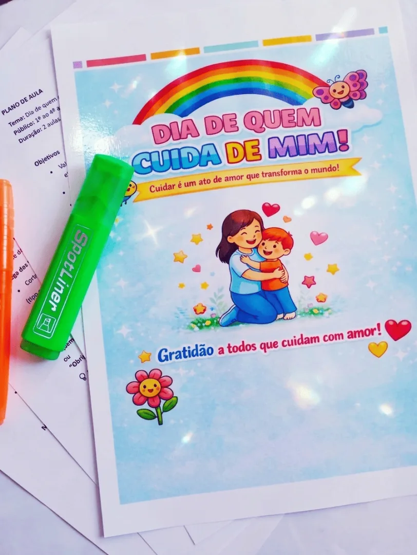 KIT ATIVIDADES DIA DAS MÃES E QUEM CUIDA DE MIM: PAINEL E PLANO DE AULA (PDF) — imagem 6