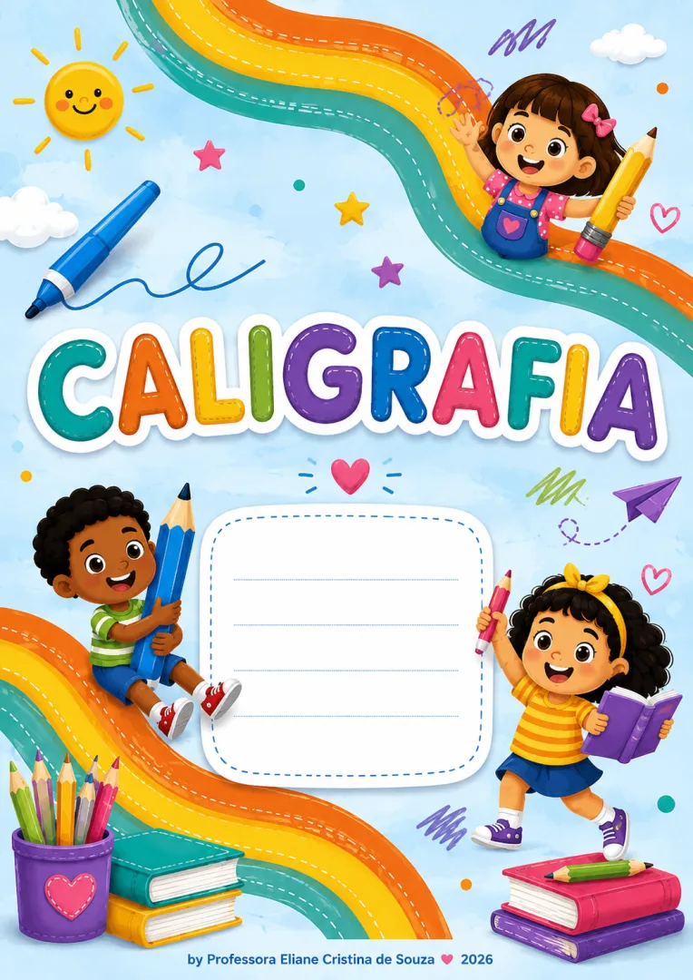 Kit Atividades Educação Infantil - PDF com Desenhos e Caligrafia Educação Infantil  — imagem 2