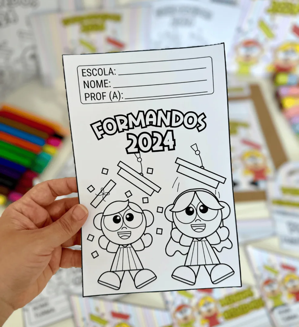Kit Capas de Atividades Formatura — imagem 3