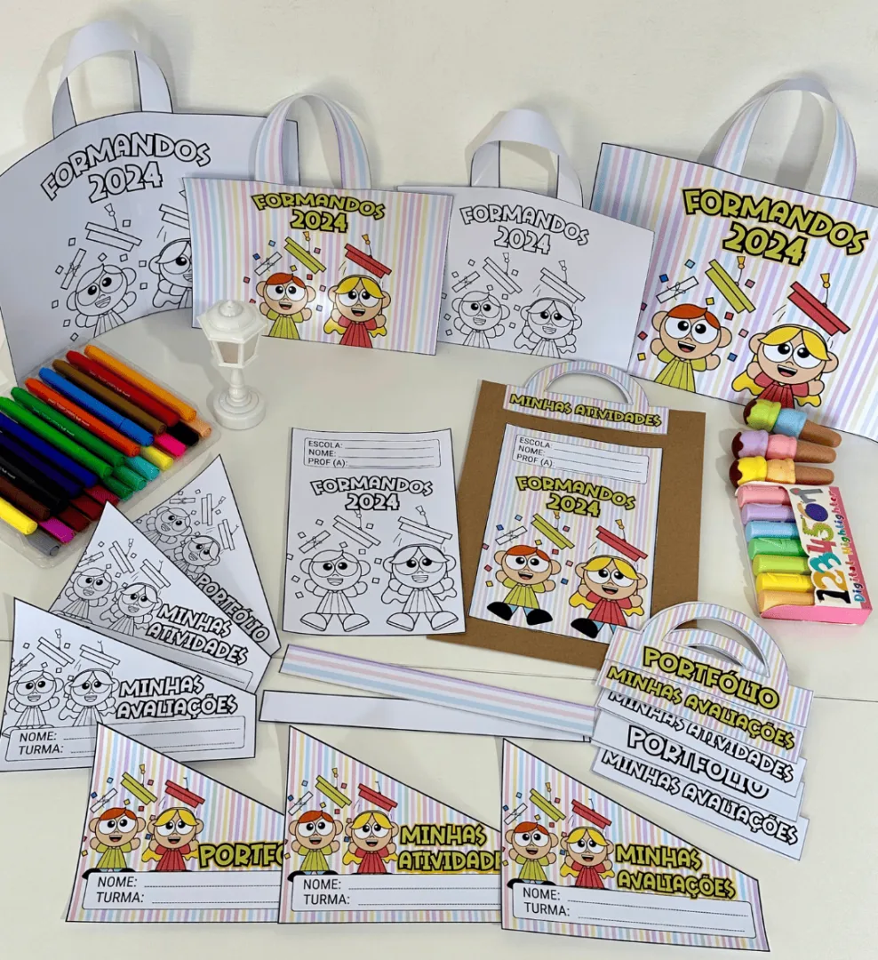 Kit Capas de Atividades Formatura — imagem 4