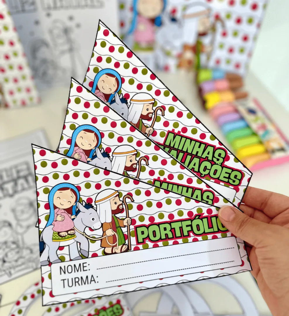 Kit Capas de Atividades Natal Cristão — imagem 2