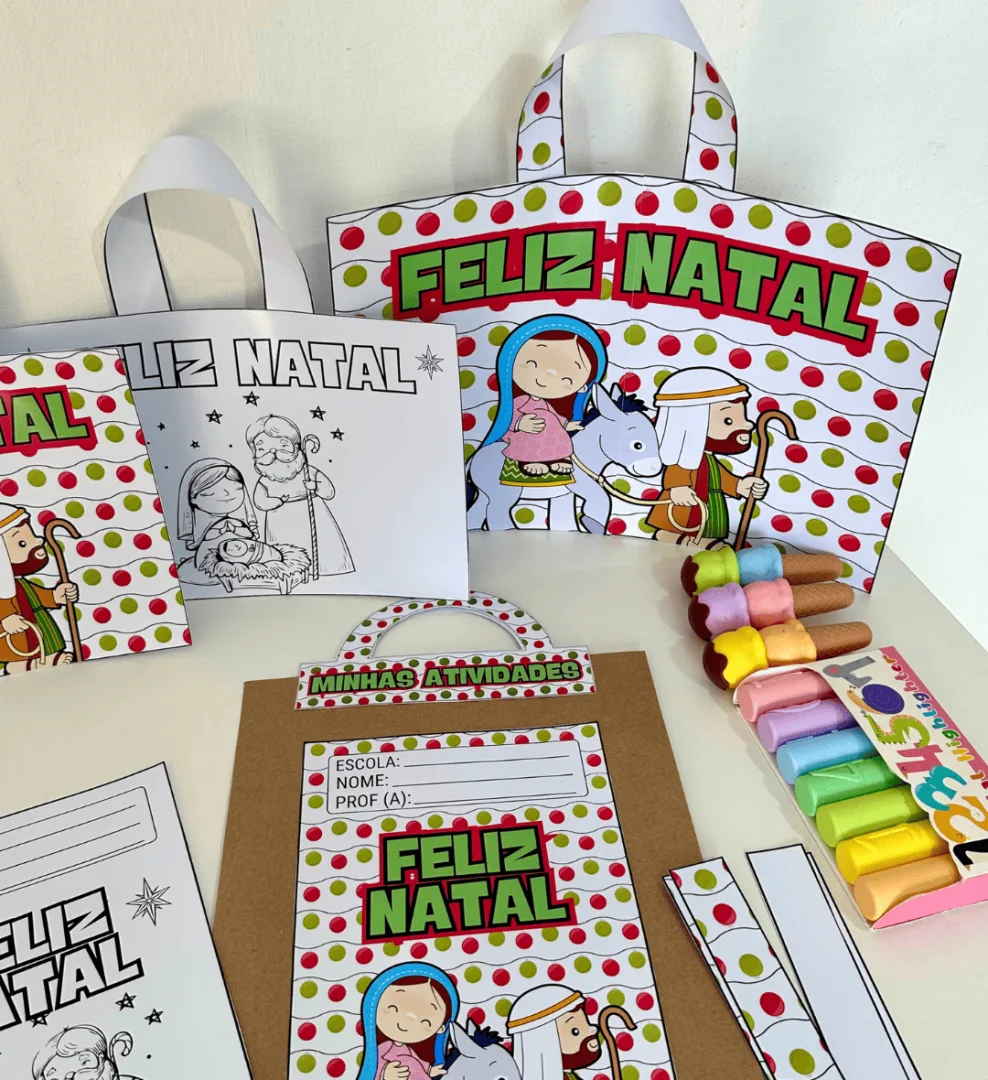 Kit Capas de Atividades Natal Cristão — imagem 4
