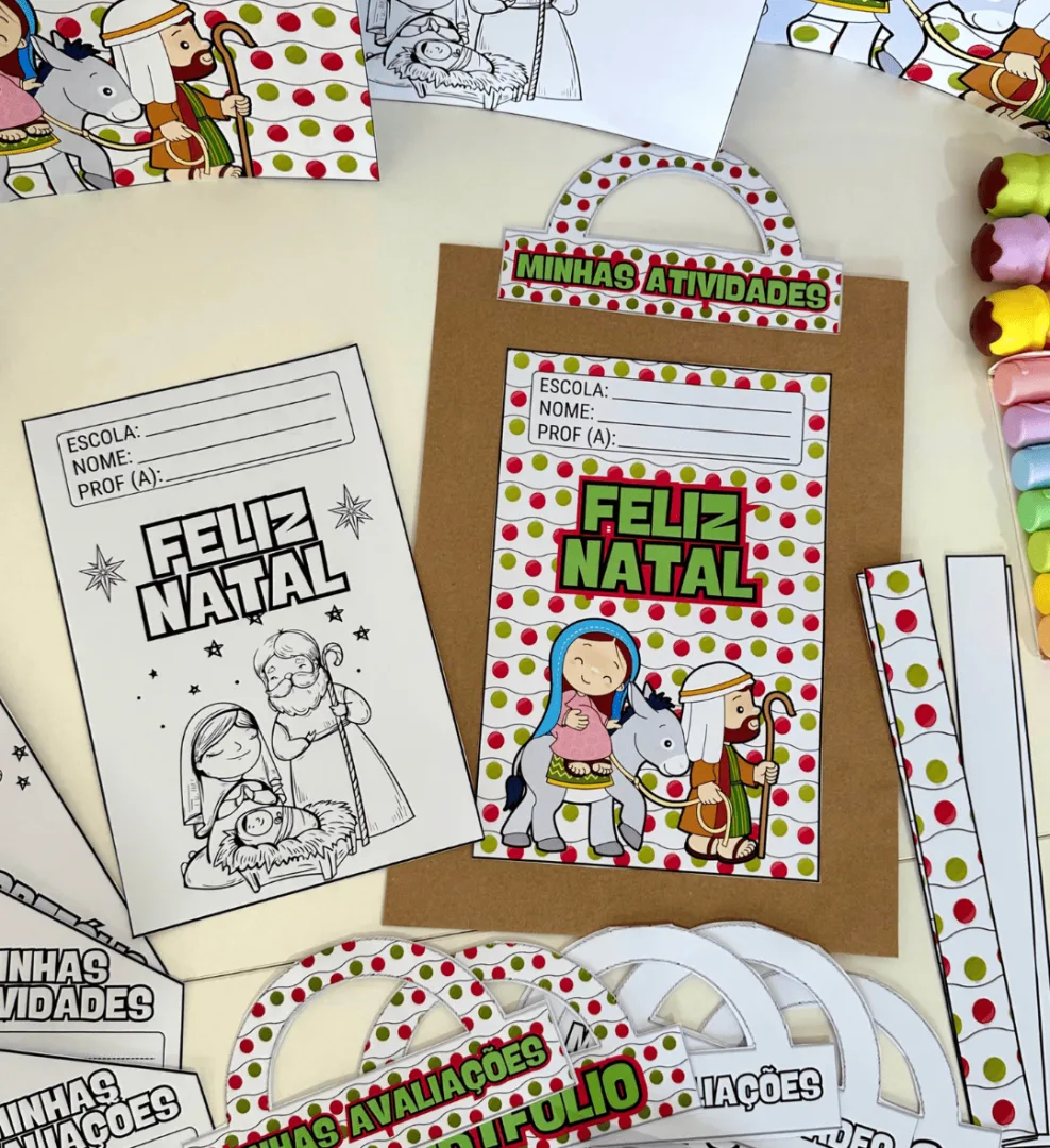Kit Capas de Atividades Natal Cristão — imagem 5