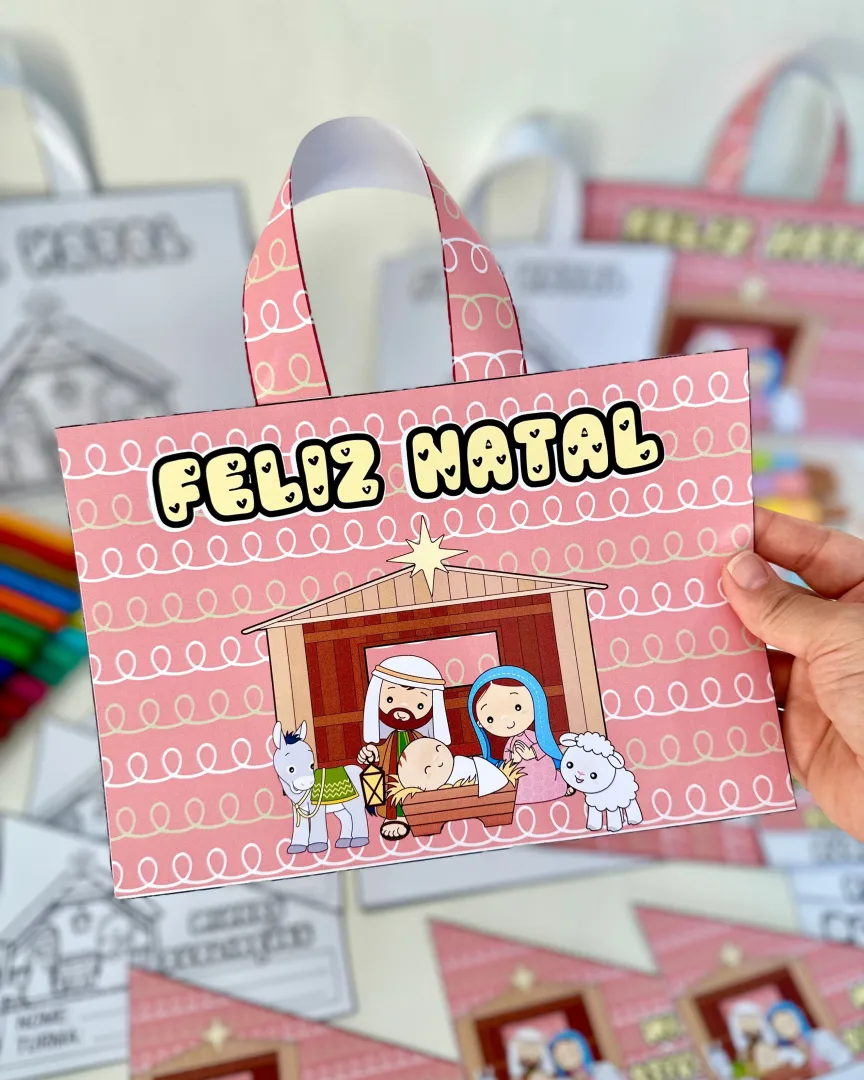 Kit Capas de Atividades Natal Cristão — Presépio em PDF — imagem 4