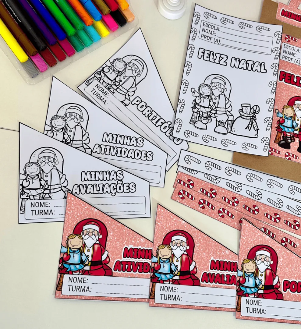 Kit Capas de Atividades Papai Noel — imagem 6