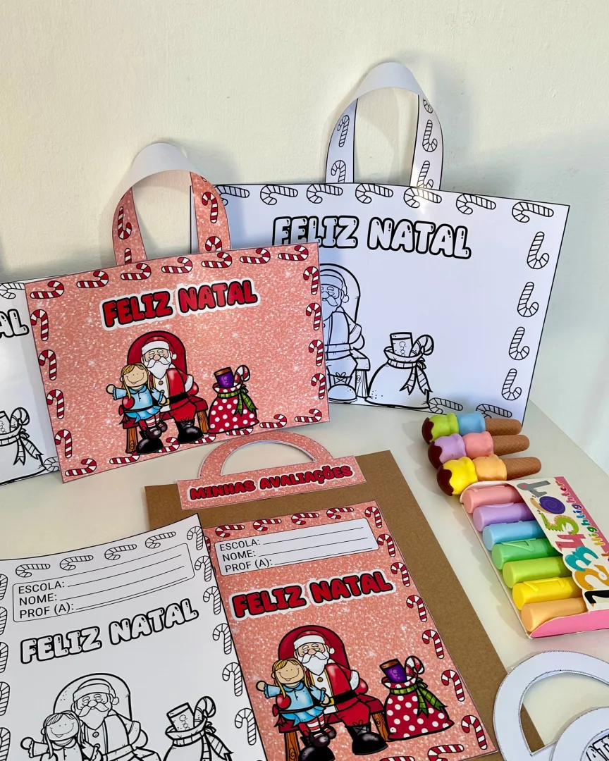 Kit Capas de Atividades Papai Noel - PDF para Imprimir — imagem 3