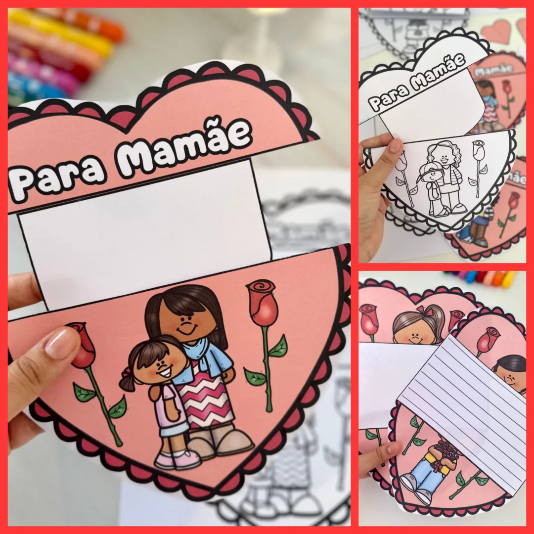 KIT CARTÕES DIA DAS MÃES + KIT CARTÕES QUEM CUIDA DE MIM — imagem 2