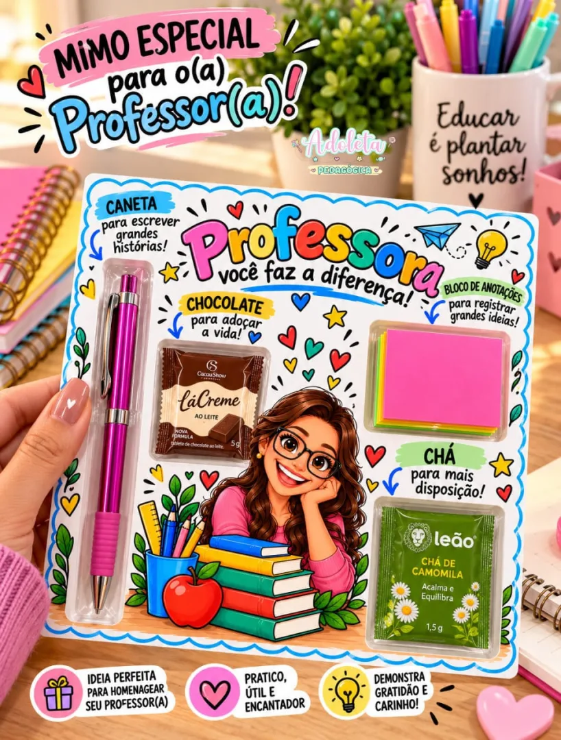 Kit Cartões -Lembrancinhas Dia dos Professores — imagem 2