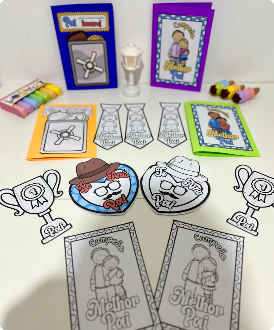 KIT CARTÕES PARA O DIA DOS PAIS — imagem 6