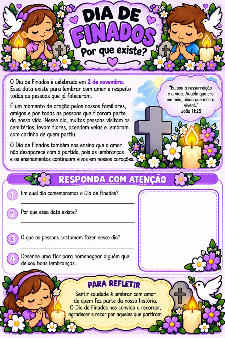 Kit Catequese para Dia de Finados - PDF — imagem 3