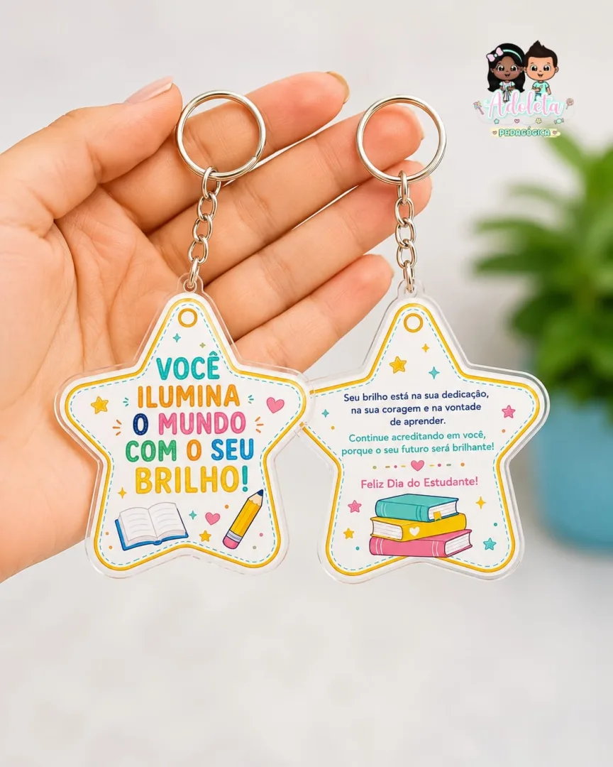 Kit Chaveiros Dia do Estudante — imagem 4