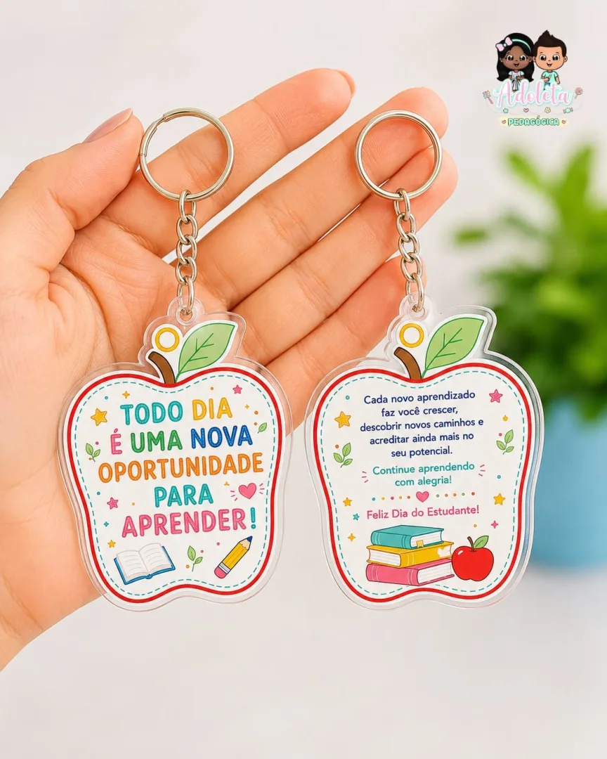 Kit Chaveiros Dia do Estudante — imagem 5