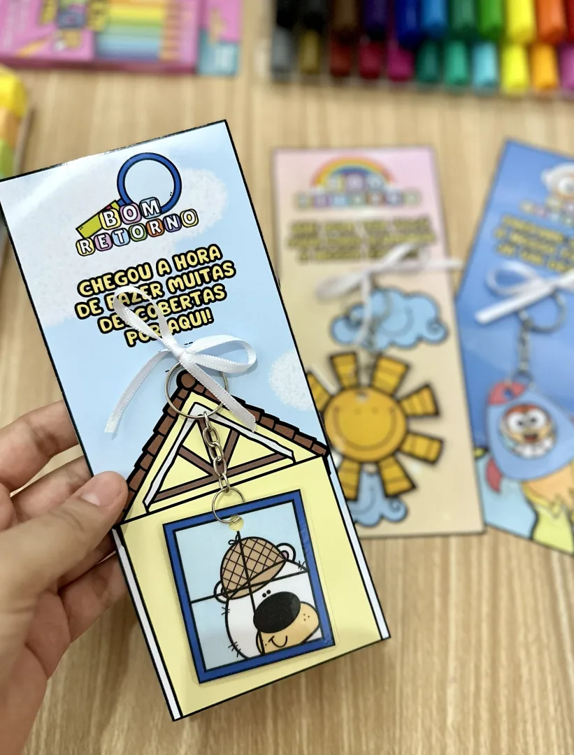 Kit Chaveiros – Lembrancinha de Volta às Aulas — imagem 4